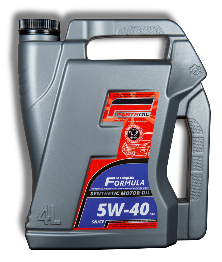 Fastroil Formula F10 LongLife 5W-40, 5X4L, артикул Mobil 4870200751516